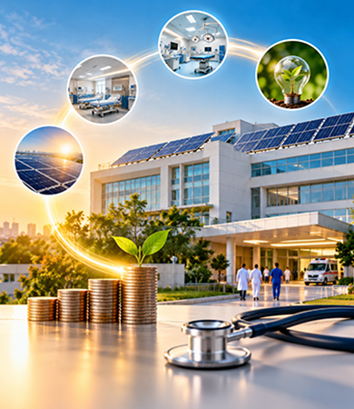 How Solar Energy Can Make Healthcare More Affordable for Hospitals and Healthcare Facilities in India